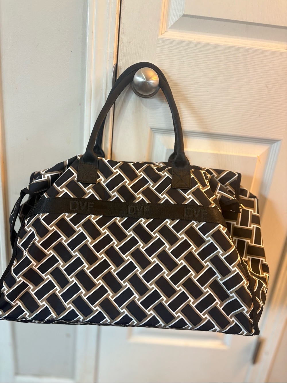 DVF for target duffel bag